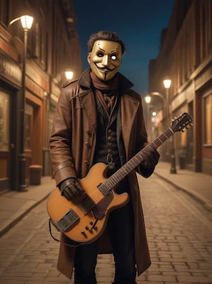 Chat with Guitar guy, the VTuber character AI chatbot