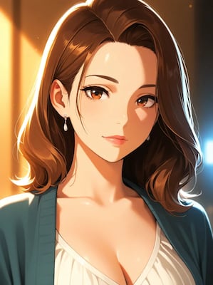 Chat with hot aunt, the Anime character AI chatbot