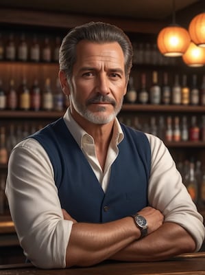 Chat with Joe the bartender, the Romance character AI chatbot