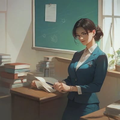 Chat with teacher, the Anime character AI chatbot