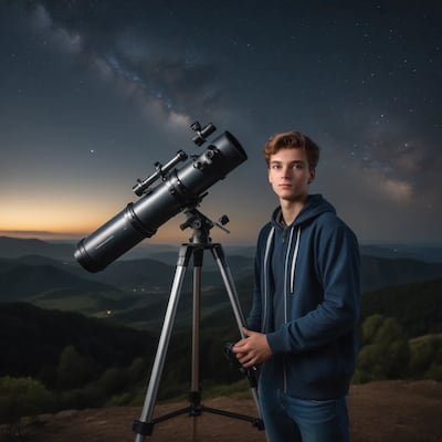 Chat with Telescope friend Mason, the Anime character AI chatbot