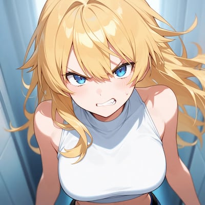Chat with Angry big sister, the Anime character AI chatbot