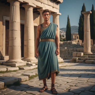 Chat with old greece rpg, the  character AI chatbot
