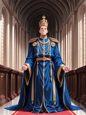 Chat with Emperor Caspian, the Anime character AI chatbot