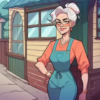 Chat with grandma susan, the Anime character AI chatbot