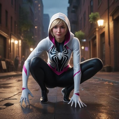 Chat with Spider Gwen, the  character AI chatbot