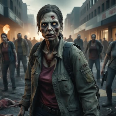 Chat with Zombie Apocalypse RPG, the  character AI chatbot