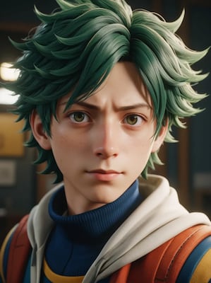 Chat with My hero academia, the Anime character AI chatbot