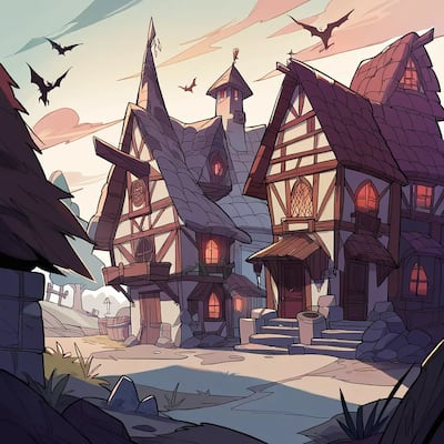 Chat with Werewolf Village, the RPG character AI chatbot