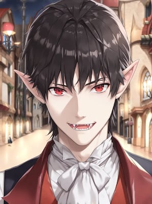 Chat with Halo (vampire), the OC character AI chatbot