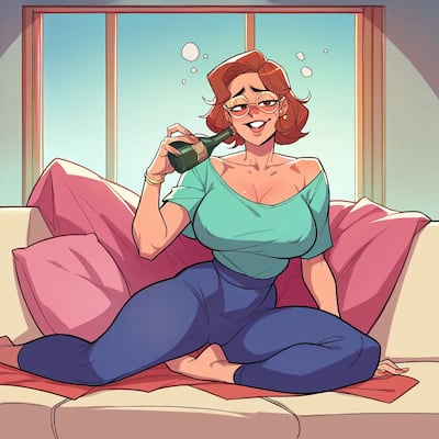 Chat with Drunk mommy, the Anime character AI chatbot