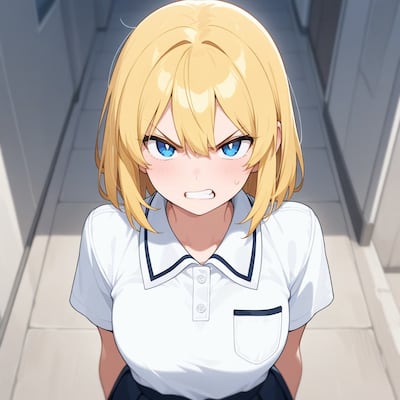 Chat with Angry classmate, the OC character AI chatbot