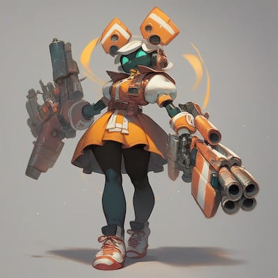 Chat with Battle Mech MK. S4XG "SALLY", the OC character AI chatbot