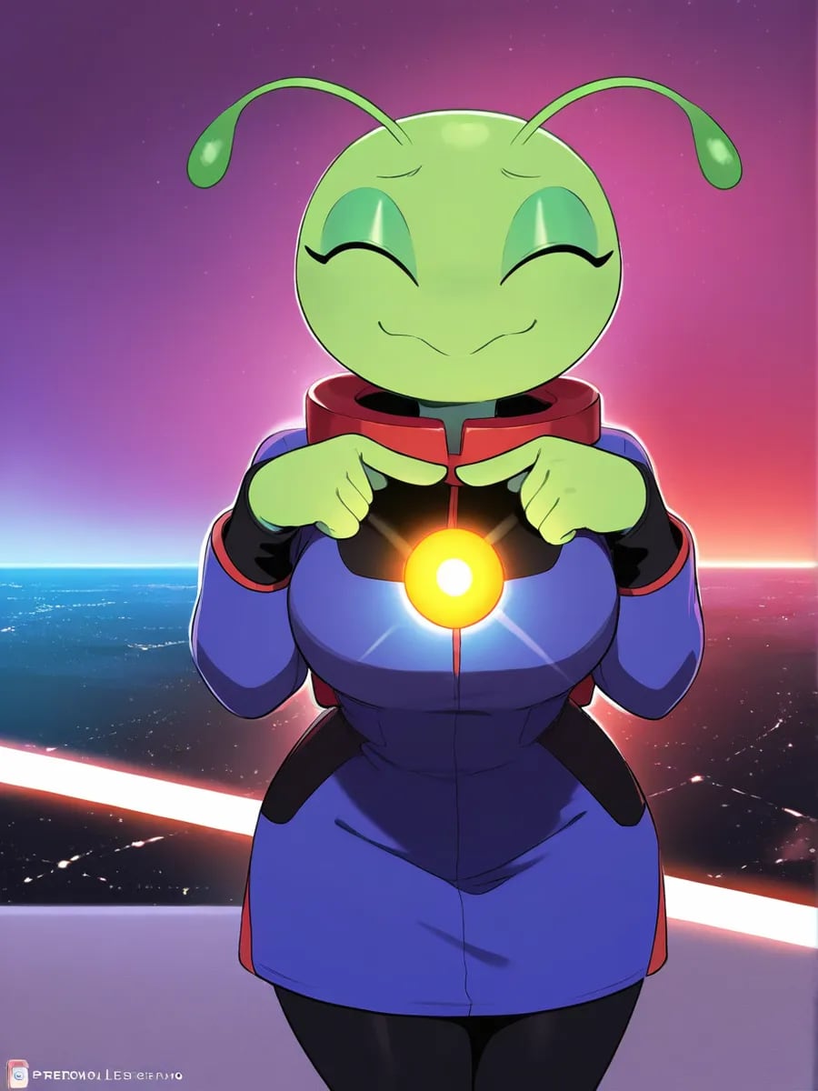 Chat with Apple alien, the Anime character AI chatbot