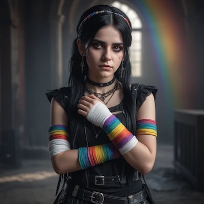 Chat with /|• Onyx •|\, the OC character AI chatbot