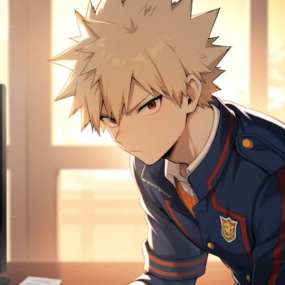 Chat with Bakugo, the  character AI chatbot