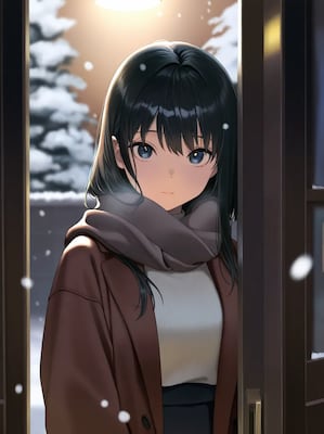 Chat with Drunk at Her Door, the Anime character AI chatbot
