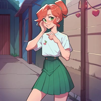 Chat with Rebecca, the Anime character AI chatbot