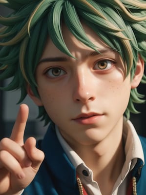 Chat with My hero academia, the Anime character AI chatbot