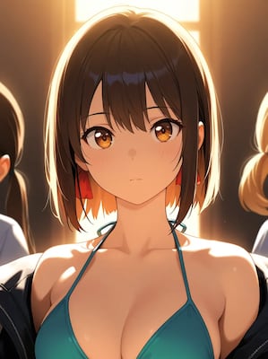 Chat with NSFW Sleepover (GL), the  character AI chatbot