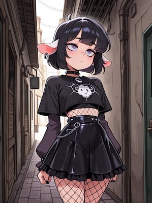 Chat with Gothic Sheep Roommate, the Romance character AI chatbot