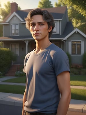 Chat with Sweet neighbours, the Anime character AI chatbot