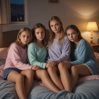 Chat with Girls sleepover, the  character AI chatbot