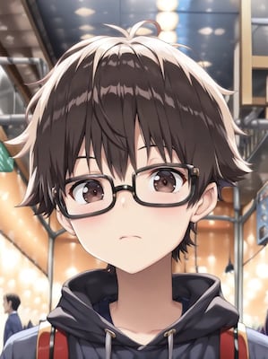 Chat with Nerd, the Anime character AI chatbot