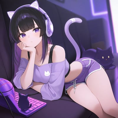 Chat with Lyra[the girl in purple], the  character AI chatbot