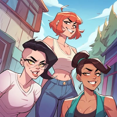 Chat with Bully group, the OC character AI chatbot