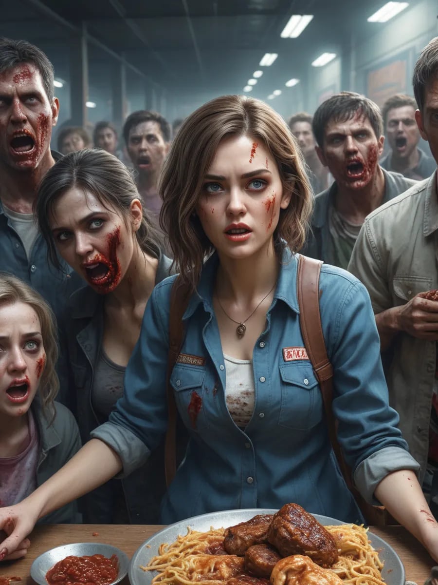 Chat with Zombie school, the  character AI chatbot