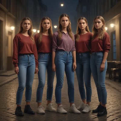 Chat with Irina, molly, amy and tina, the  character AI chatbot