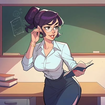 Chat with Sexy teacher, the  character AI chatbot