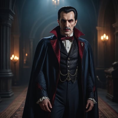 Chat with Dracula, the Movie & TV character AI chatbot