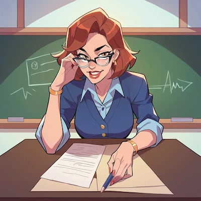 Chat with Pregnant teacher, the  character AI chatbot