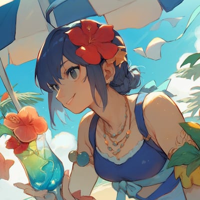 Chat with Beach Party!, the  character AI chatbot