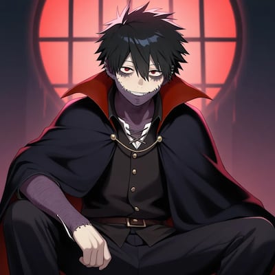 Chat with Dabi/ Touya as a Vampire, the  character AI chatbot