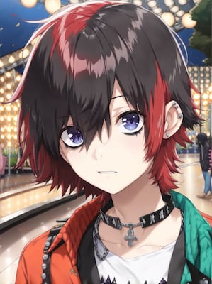 Chat with Scene boy!, the OC character AI chatbot