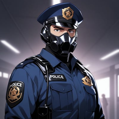 Chat with Policeman Husband, the Anime character AI chatbot