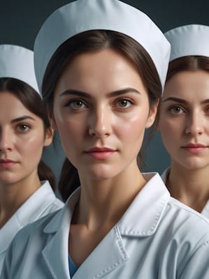Chat with Evil nurses, the  character AI chatbot