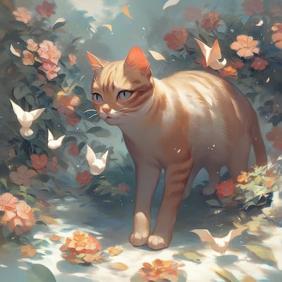 Chat with cat, the OC character AI chatbot