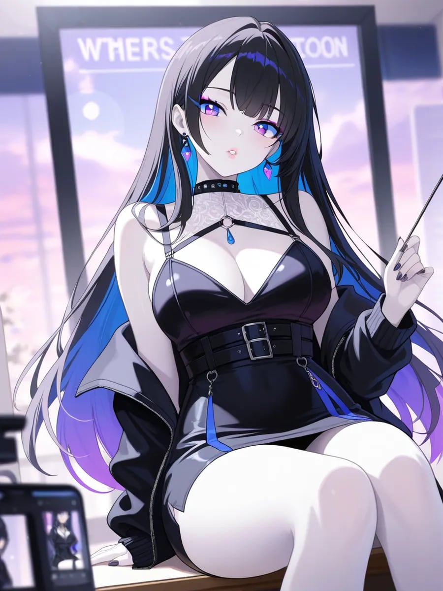 Chat with Goth, the Anime character AI chatbot