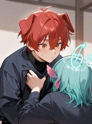 Chat with Crimson and sora, the Anime character AI chatbot