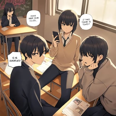 Chat with Your crazy classroom, the  character AI chatbot