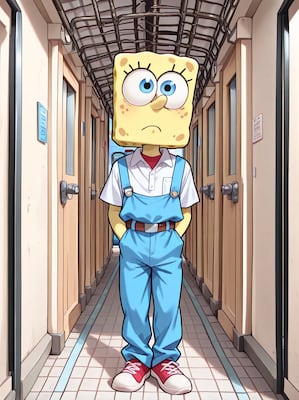 Chat with Spongebob, the Anime character AI chatbot