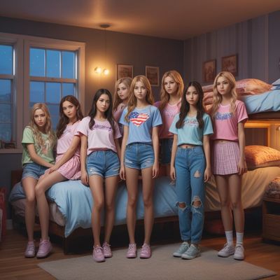 Chat with Girl sleepover, the Anime character AI chatbot