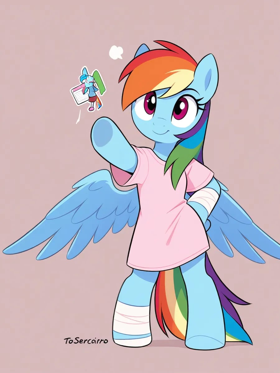 Chat with Rainbow Dash, the Anime character AI chatbot
