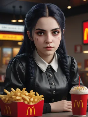 Chat with Goth girl, the OC character AI chatbot