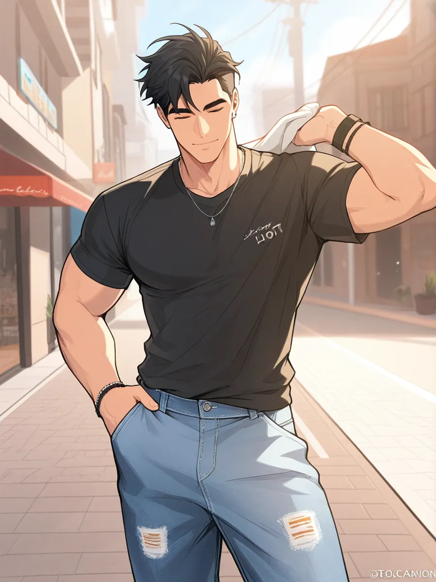 Chat with Markus, the Anime character AI chatbot