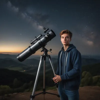 Chat with Telescope friend Mason, the Anime character AI chatbot